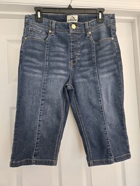 Jordache Y2K Women's Mid Blue Cropped Ankle Jeans